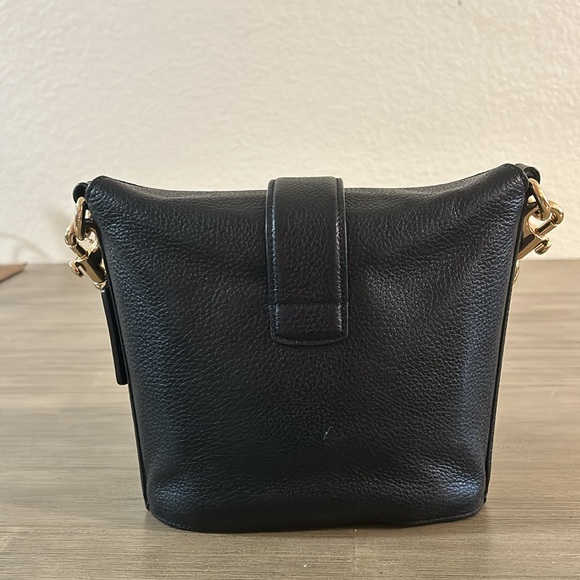 Coach C2814 Addie Black Pebbled Leather Crossbody Bag - Picture 2 of 12